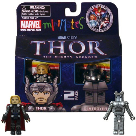 Thor The Mighty Avenger Thor et Destroyer Minimates figurines Diamond Select