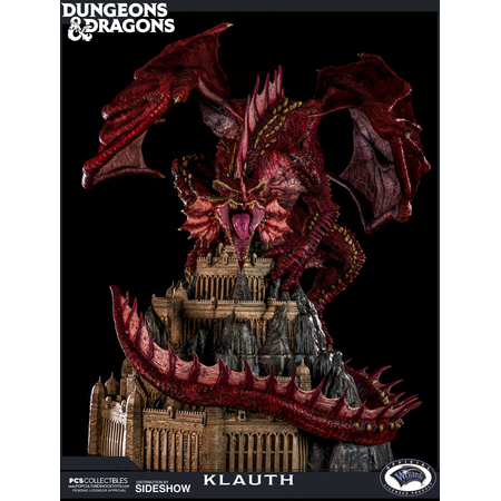 Dungeons & Dragons Klauth dragon rouge statue Pop Culture Shock 903514