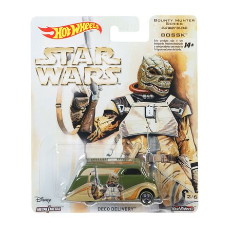 Star Wars Hot Wheels 1:64 Bossk Deco Delivery Carship 2/6 DWH23