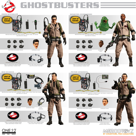 One-12 Collective Ghostbusters Deluxe 4-pack Box Set  Mezco Toyz