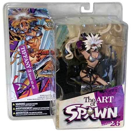 Spawn The Art of Spawn Série 26 Tiffany 3 issue 45 art figurine McFarlane