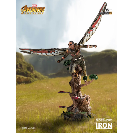Avengers: Infinity War - Falcon Série Art Battle Diorama échelle 1:10 statue Iron Studios 903596