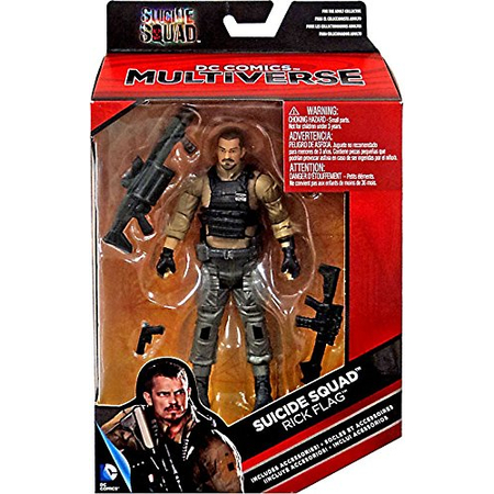 DC Multiverse Suicide Squad Movie Rick Flag - 6-inch action figure (Collect and Connect Croc) Mattel DTB59