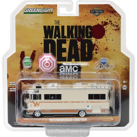 The Walking Dead 1973 Winnebago Chieftain 1/64 Greenlight Collectibles 24017