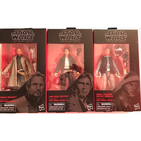 Star Wars Solo: A Star Wars Story The Black Series 6-Inch Wave 3 Set of 3 Figures