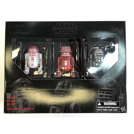 Star Wars The Black Series 6-inch - R2-A3, R5-K6 & R2-F2 3-pack