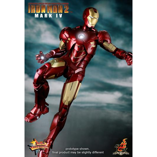Iron Man 2 Mk IV 12 in action figure Hot Toys MMS123 900895