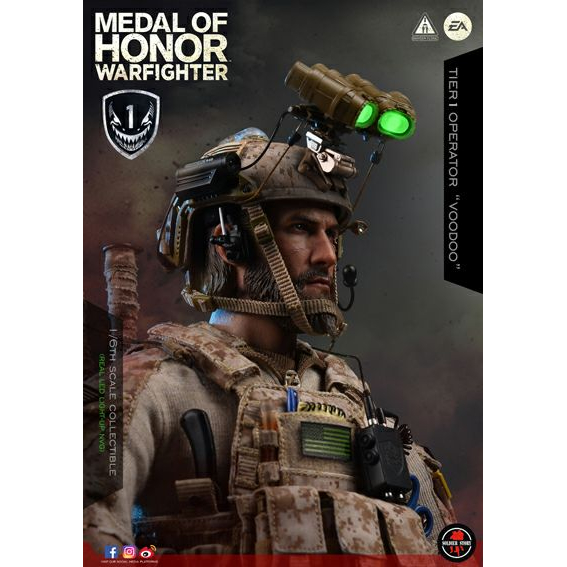 Medal of Honor Warfighter Tier One Operator Voodoo 1:6 figure Soldier Story  SS106