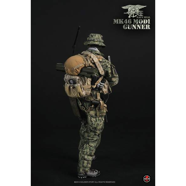 Navy Seal MK46 MOD1 Gunner 1/6 scale action figure Soldier
