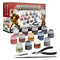 Warhammer Age of Sigmar starter kit 13 pots of paint and 3 tools (brush, cutting pliers, chiseling tool)