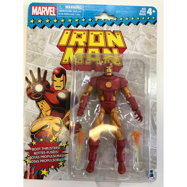 marvel legends iron man vintage