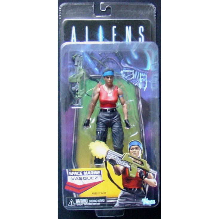 Aliens Space Marine Vasquez Kenner Tribute 7-inch action figure NECA