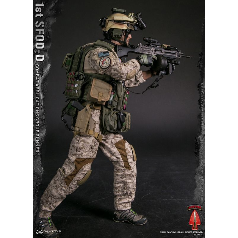 おすすめネット Applications Combat SFOD-D 1st Group figure 1:6 Gunner ミリタリー
