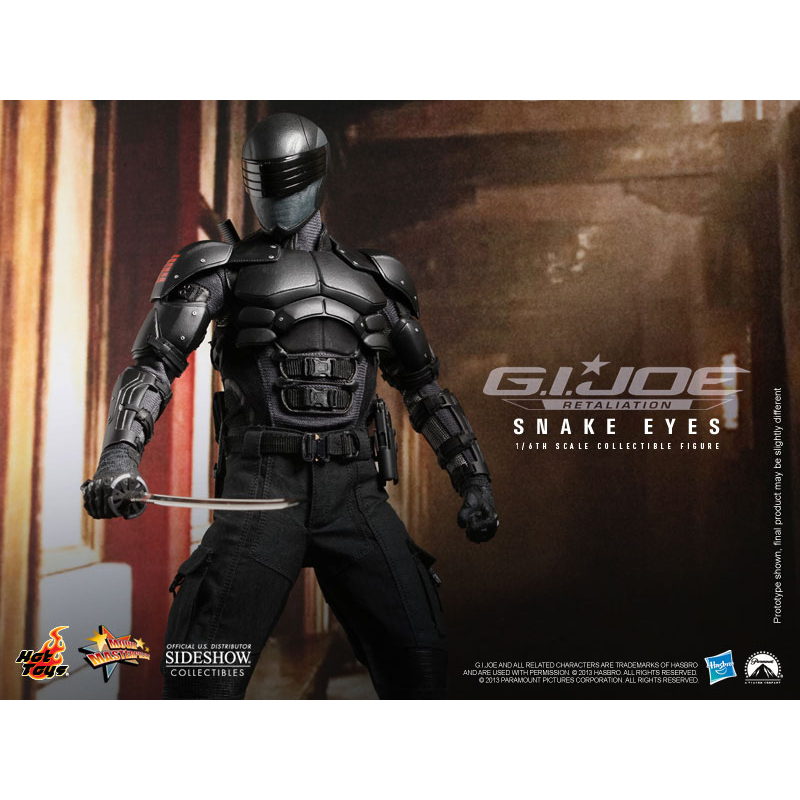 Gi joe retaliation snake eyes hot sale action figure