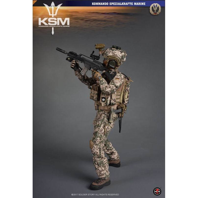 Perfect Soldier Story Ss104 1/6 German Ksm Kommando SpezialkräFte Marine New