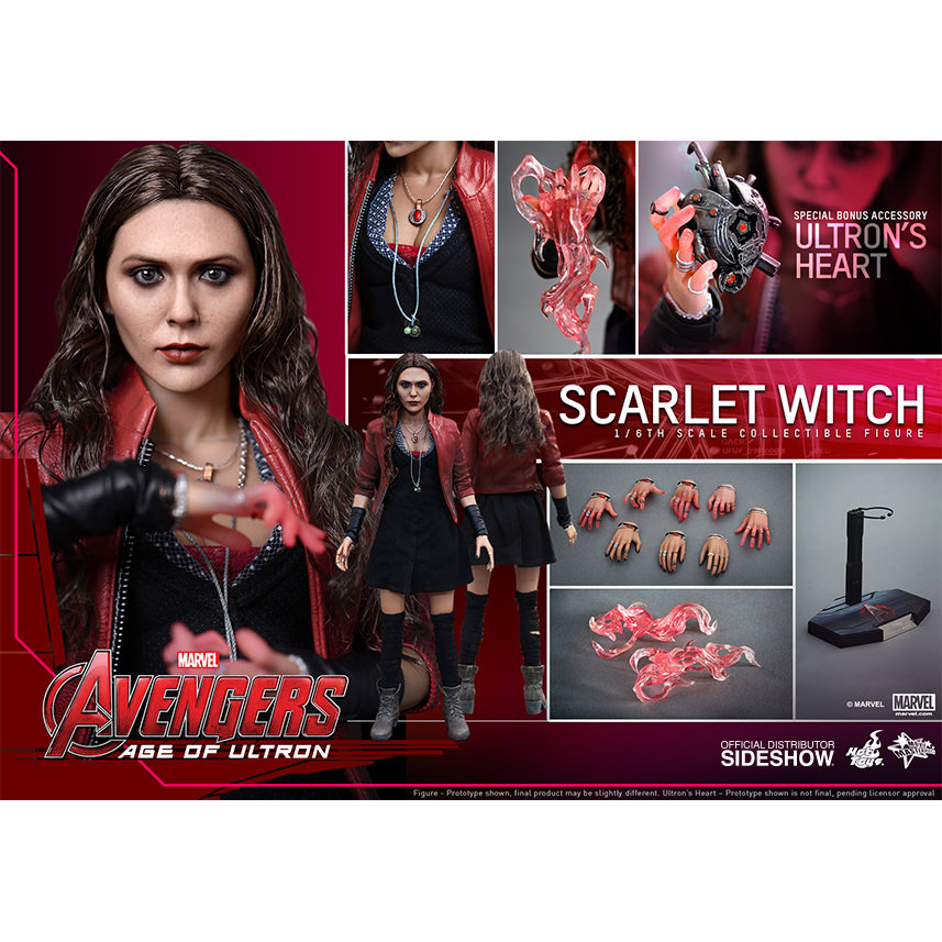 Marvel Scarlet Witch Avengers: Age of Ultron 1:6 figure Hot Toys MMS301  (902440)