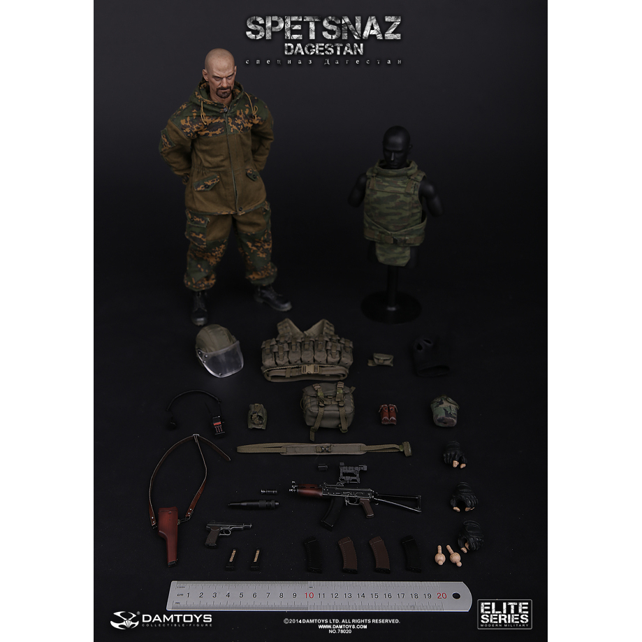 SPETSNAZ IN DAGESTAN Elite series 12 in action figure Damtoys 78020