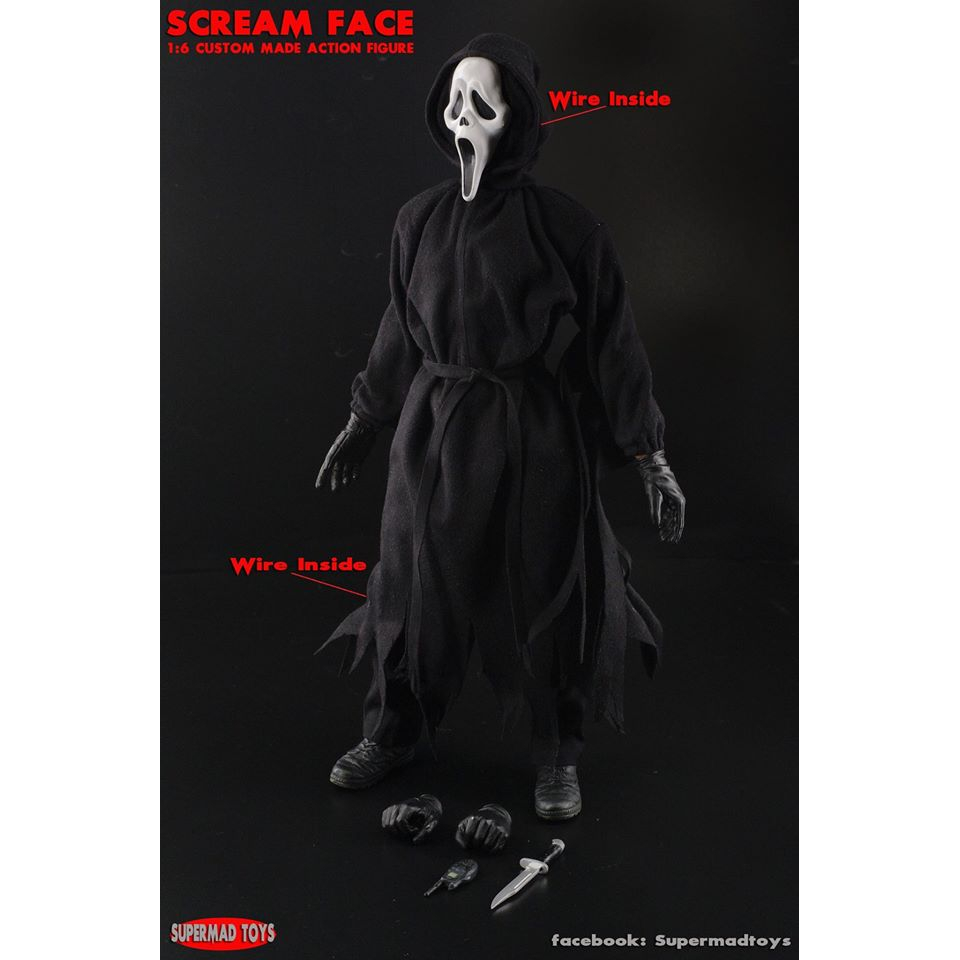 Scream Face 1:6 scale action figure Supermad Toys