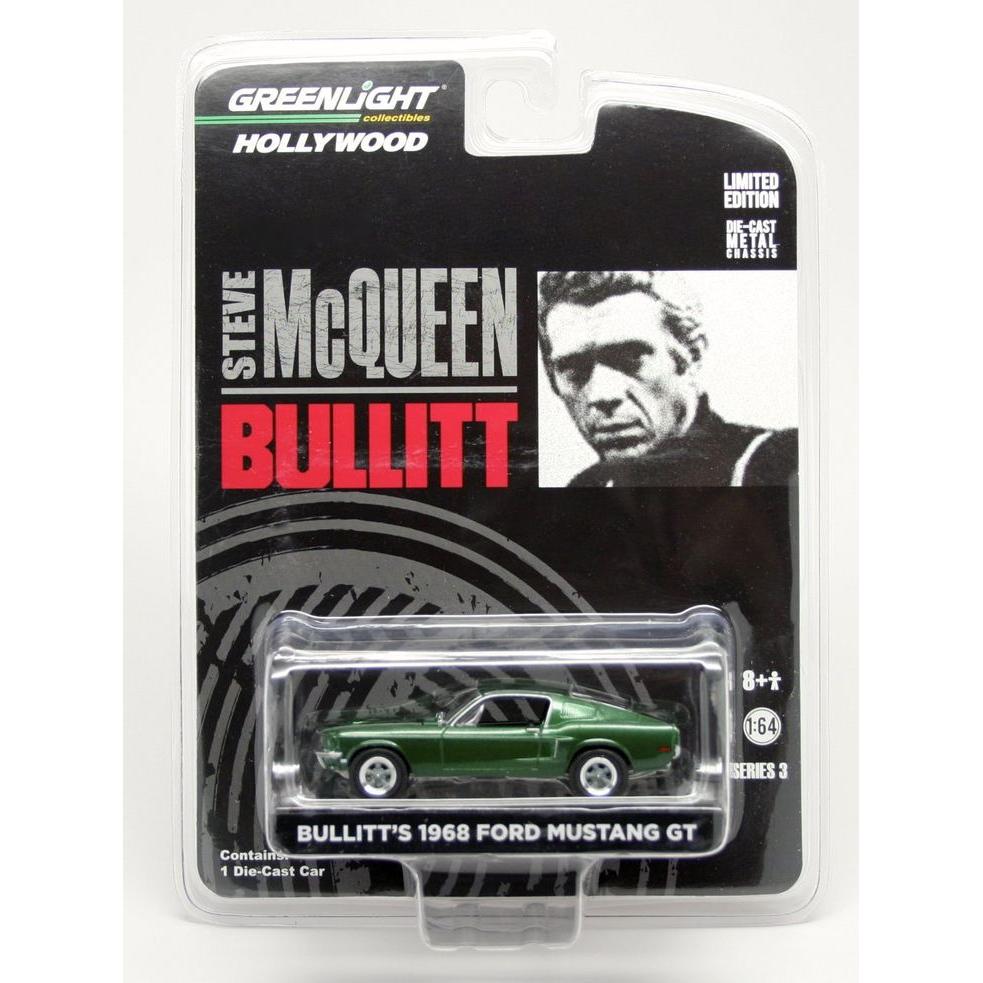 Steve McQueen Bullit 1968 Ford Mustang GT 1/64 series 3